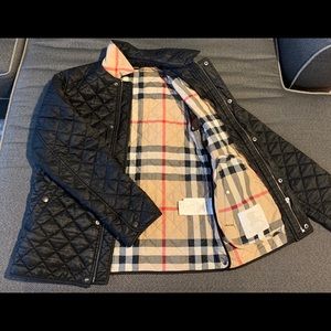 Authentic Boys Burberry quilted jacket
